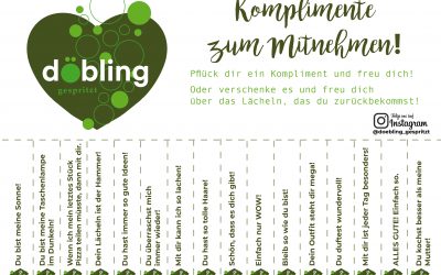 Komplimente zum Mitnehmen in Döbling